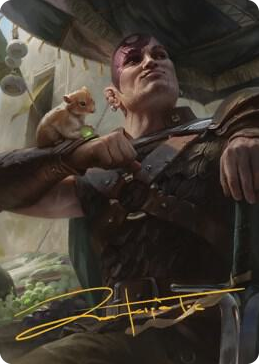 0038 Minsc & Boo, Timeless Heroes Art Card (38/81) (Gold-Stamped Signature) S Art Series: Commander Legends: Battle for Baldur's Gate