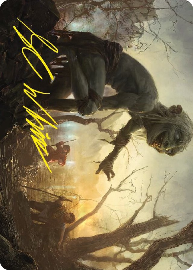 0024 Smeagol, Helpful Guide Art Card (Gold-Stamped Signature) S Art Series: Universes Beyond: The Lord of the Rings: Tales of Middle-earth