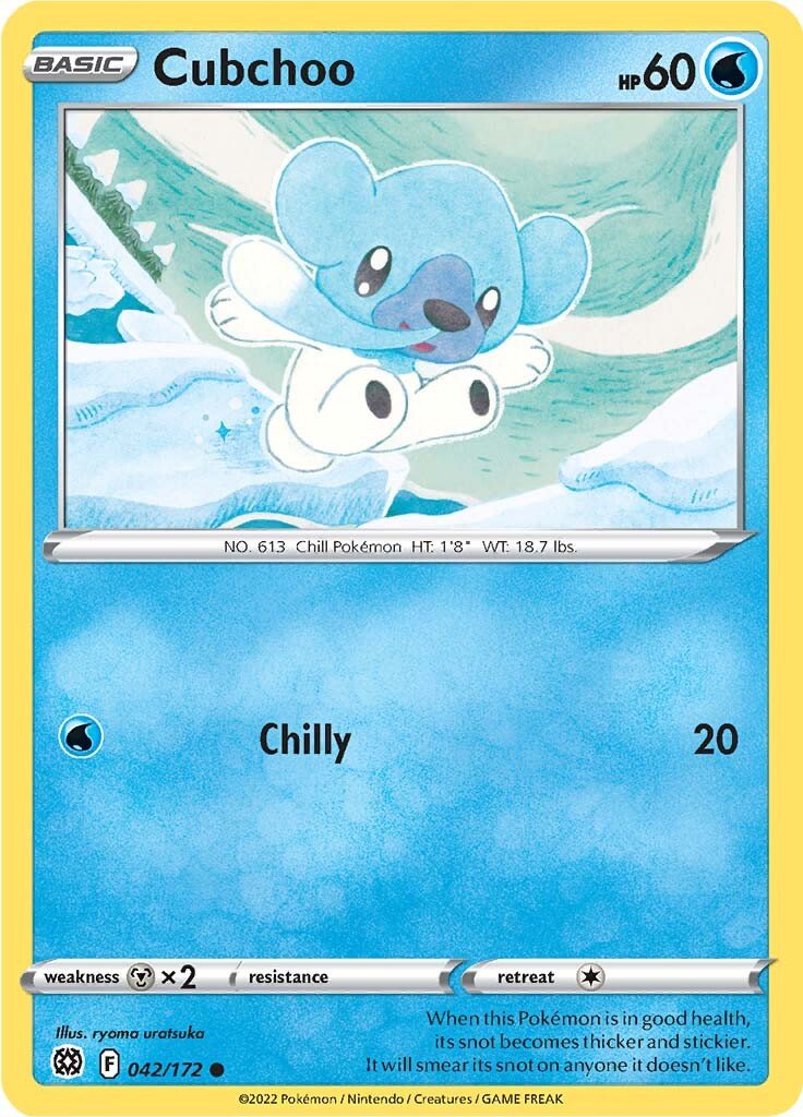 Pokemon Brilliant Stars Cubchoo #42