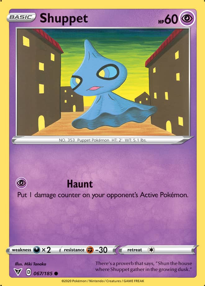 Pokemon Vivid Voltage Shuppet #67