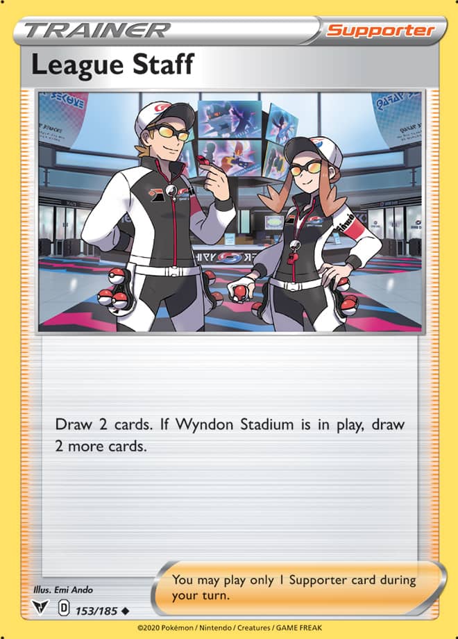 Pokemon Vivid Voltage League Staff #153