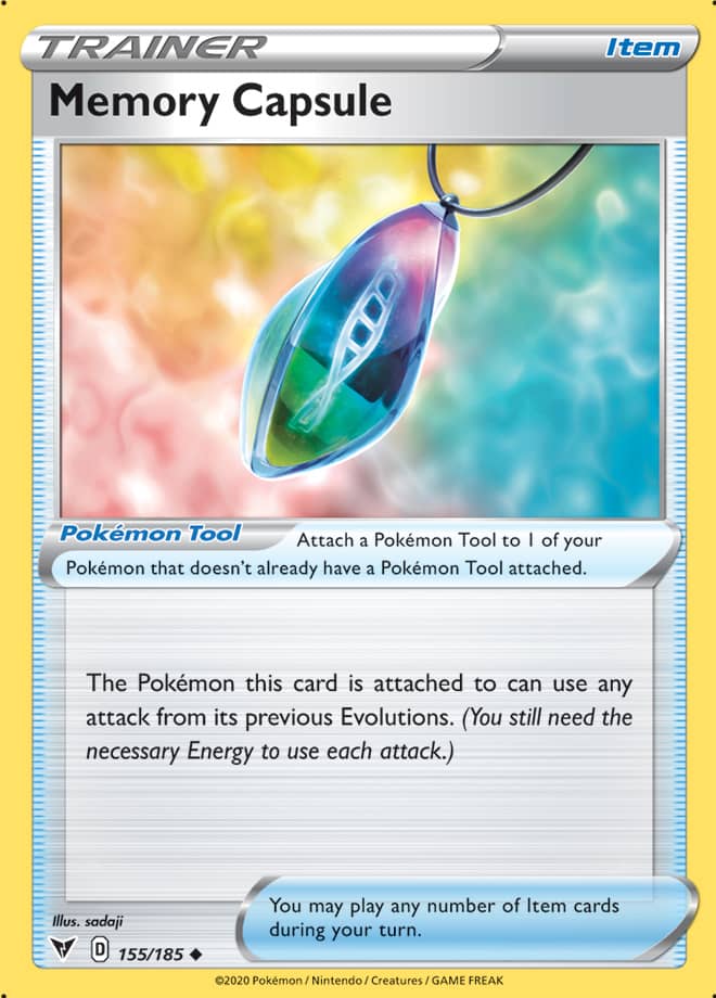 Pokemon Vivid Voltage Memory Capsule #155