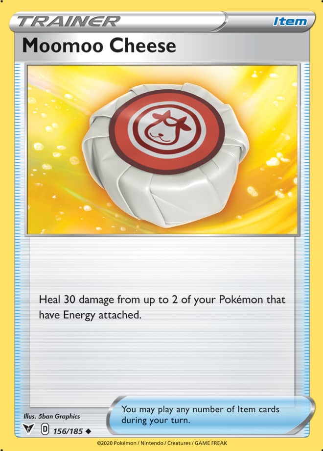 Pokemon Vivid Voltage Moomoo Cheese #156