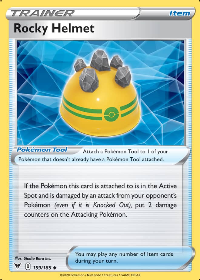 Pokemon Vivid Voltage Rocky Helmet #159