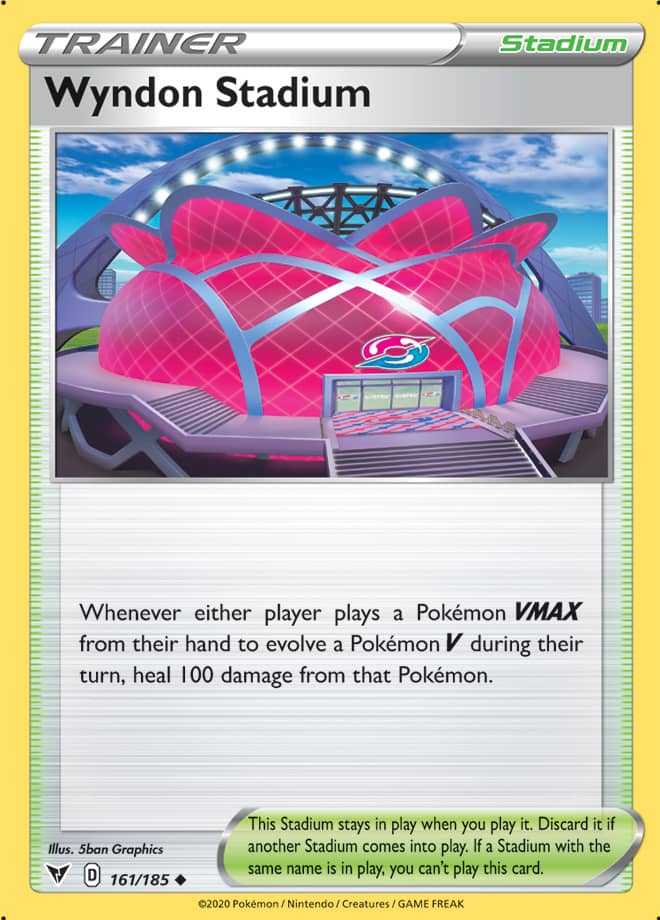 Pokemon Vivid Voltage Wyndon Stadium #161