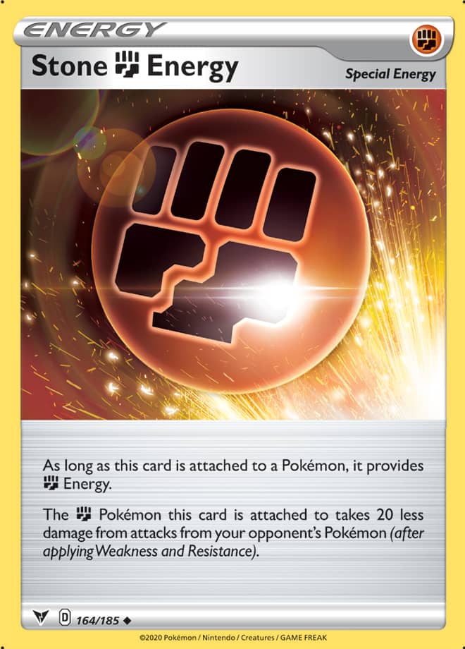 Pokemon Vivid Voltage Stone Energy #164