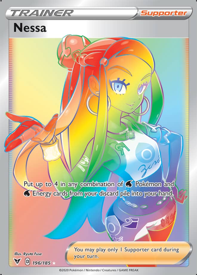 Pokemon Vivid Voltage Nessa #196