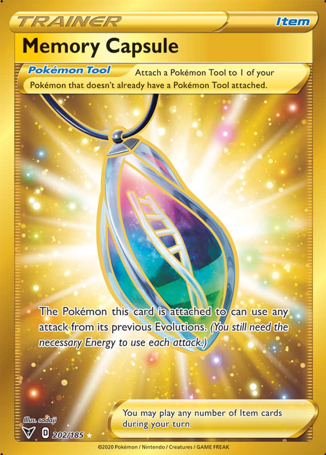 Pokemon Vivid Voltage Memory Capsule #202