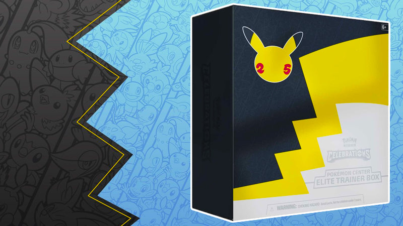 Pokemon Celebrations Pokemon Center Elite Trainer Box deals Exclusive