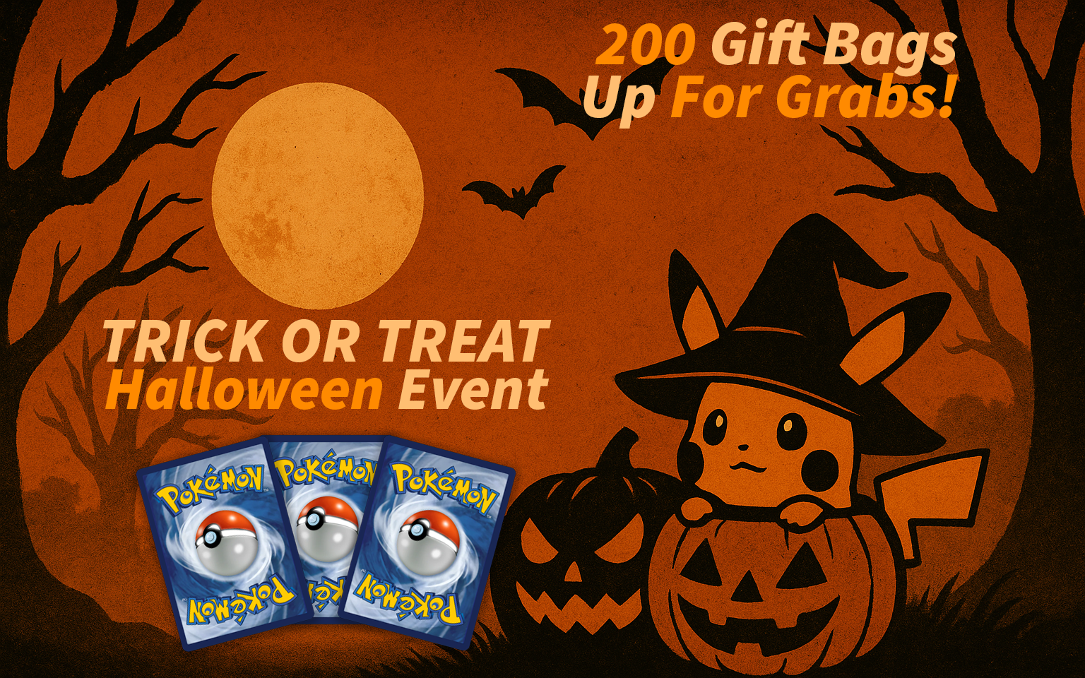 Pokemon TCG Halloween Trick or Treat Event