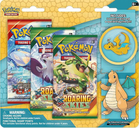 Dragonite Collectors Pin 3 Pack Blister