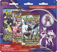 BREAKthrough Three Pack Pin Blisters Mega Mewtwo X
