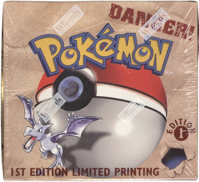 Pokemon Fossil 1st Edition Booster Box
