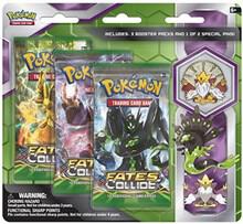 Fates Collide Three Pack Pin Blisters Mega Alakazam - Fates Collide sealed product