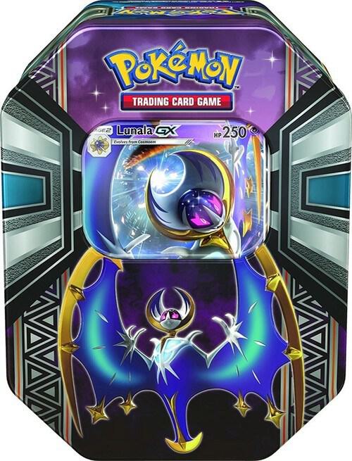 Legends of Alola Tin Lunala GX - Sun & Moon Base Set sealed product