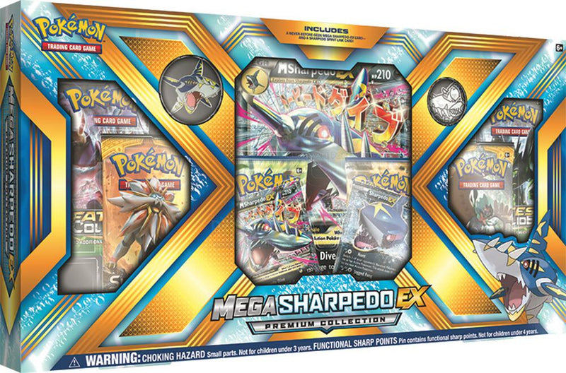 Mega Sharpedo EX Premium Collection - Sun & Moon Base Set sealed product