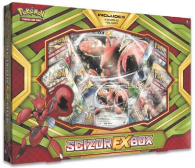 Scizor EX Box - Sun & Moon Base Set sealed product