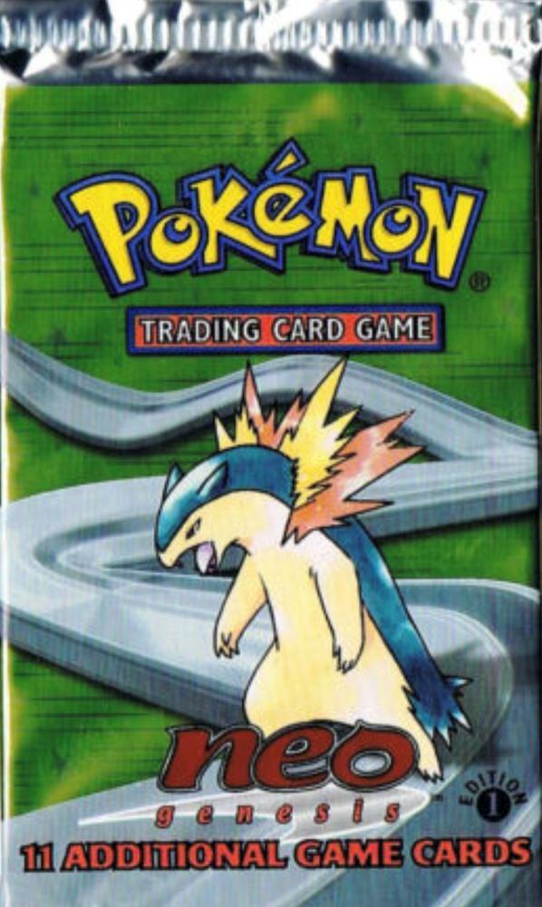 Neo Genesis Booster Pack 1st Edition