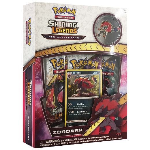Shining Legends Pin Collection Zoroark - Shining Legends sealed product