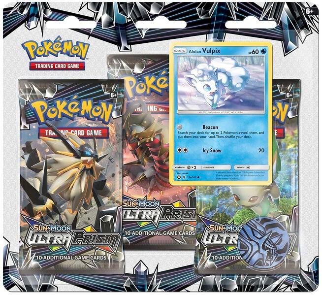 Ultra Prism 3 Pack Blister Alolan Vulpix - Ultra Prism sealed product