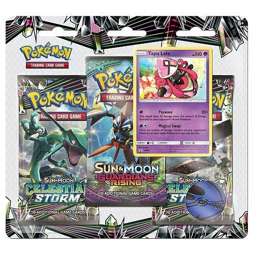 Celestial Storm 3 Pack Booster Blister Tapu Lele