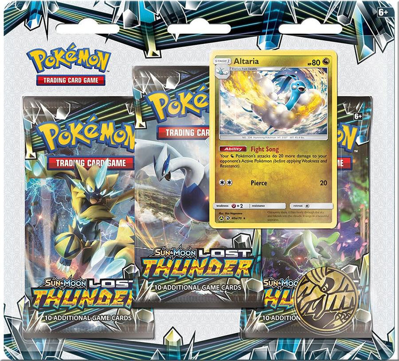 Lost Thunder 3 Pack Blister Altaria - Lost Thunder sealed product
