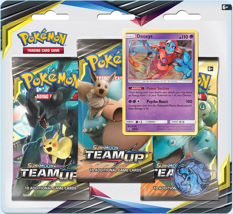 Team Up 3 Pack Blister Deoxys - Team Up sealed product