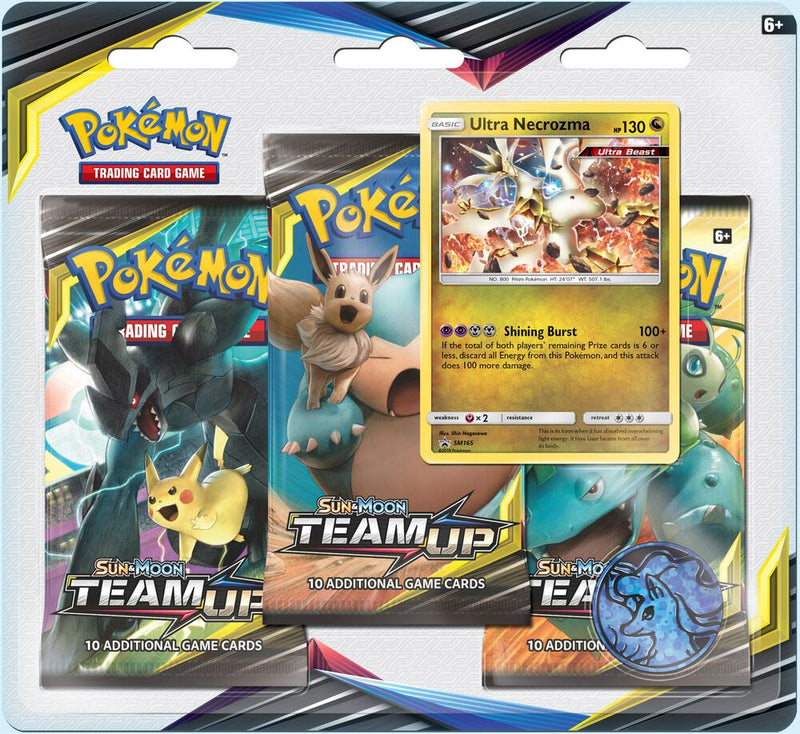 Team Up 3 Pack Blister Ultra Necrozma - Team Up sealed product