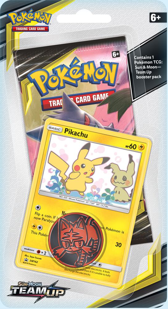 Team Up Single Pack Blister Pikachu - Team Up sealed product