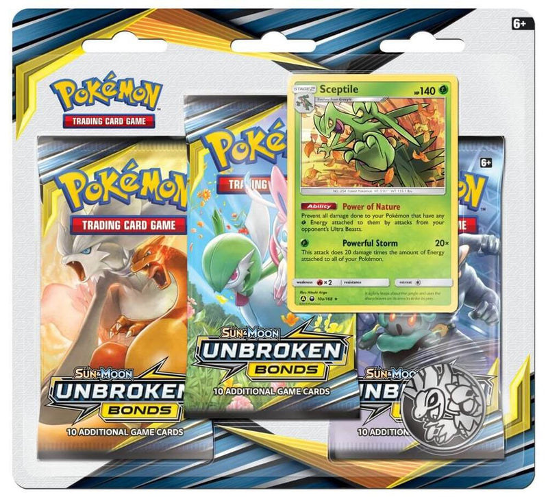 Unbroken Bonds 3 Pack Blister Sceptile - Unbroken Bonds sealed product