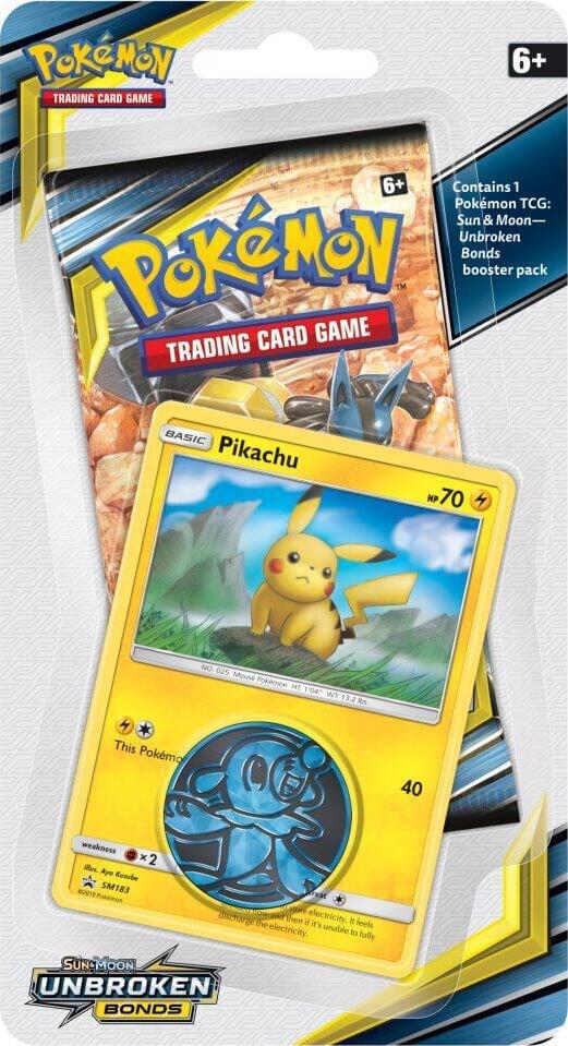 Unbroken Bonds Single Pack Blister Pikachu - Unbroken Bonds sealed product