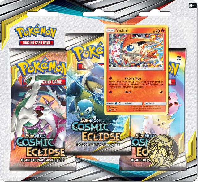 Cosmic Eclipse 3 Pack Blister Victini