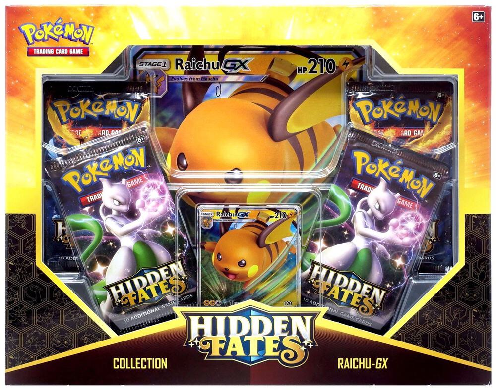 Hidden Fates Collection Raichu GX