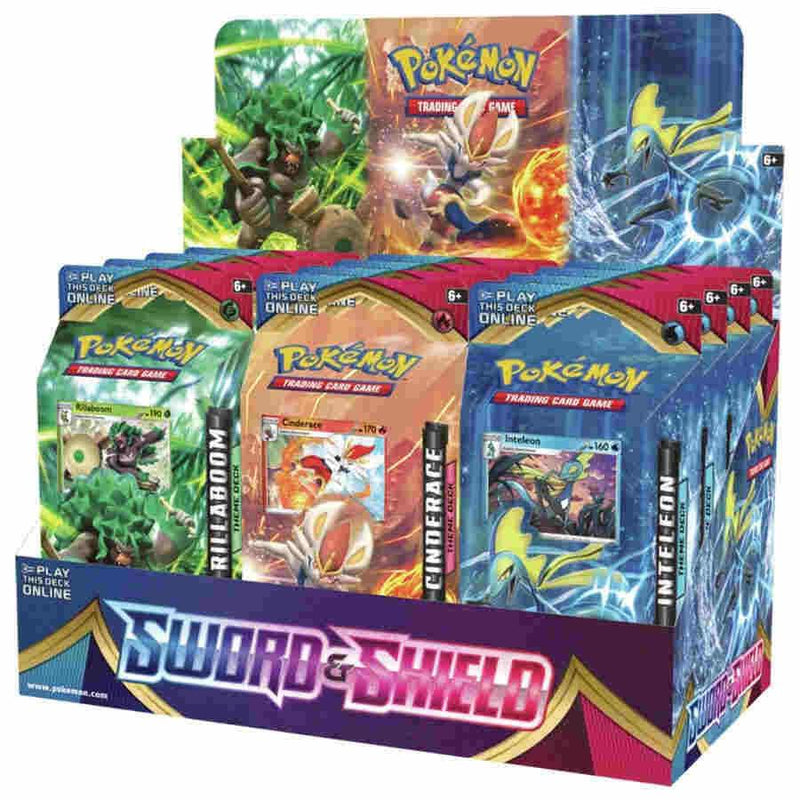 Sword and Shield Theme Deck Display - Sword & Shield Base Set sealed product