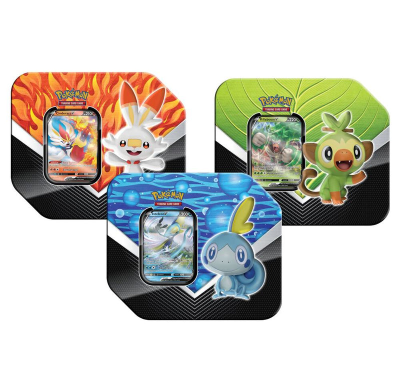 Galar Partners Tin Set of 3 - Sword & Shield Base Set sealed product