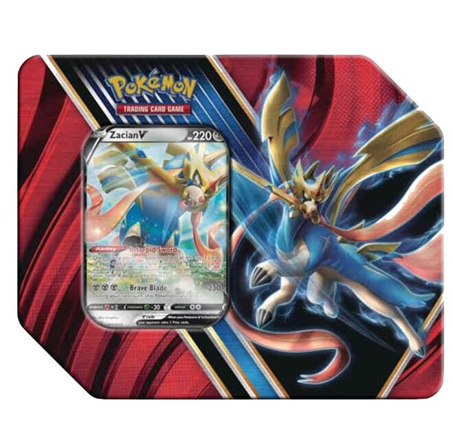 Legends of Galar Tin Zacian V - Rebel Clash sealed product