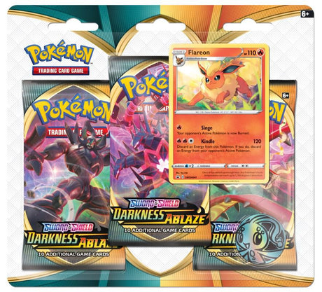 Darkness Ablaze 3 Pack Blister Flareon