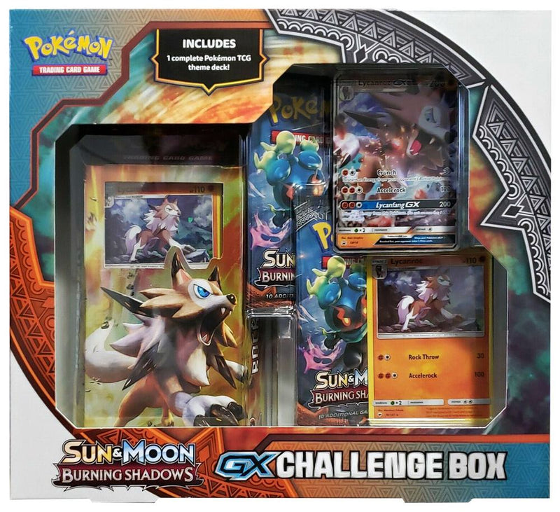 Lycanroc GX Challenge Box - Burning Shadows sealed product