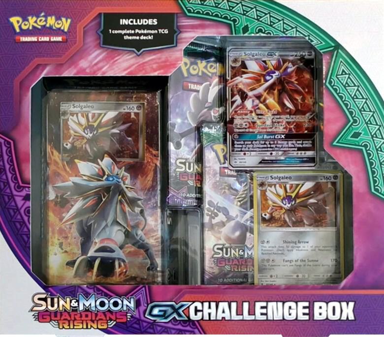 Solgaleo GX Challenge Box - Guardians Rising sealed product