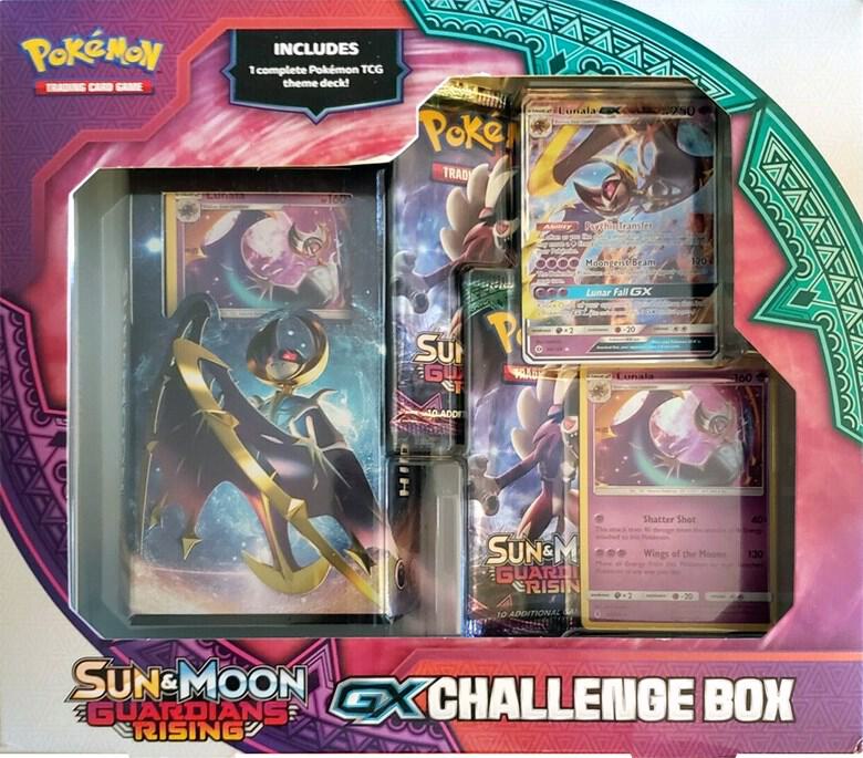 Lunala GX Challenge Box - Guardians Rising sealed product