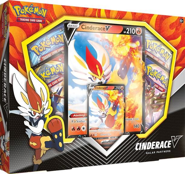 Galar Partners Box Cinderace V - Sword & Shield Base Set sealed product