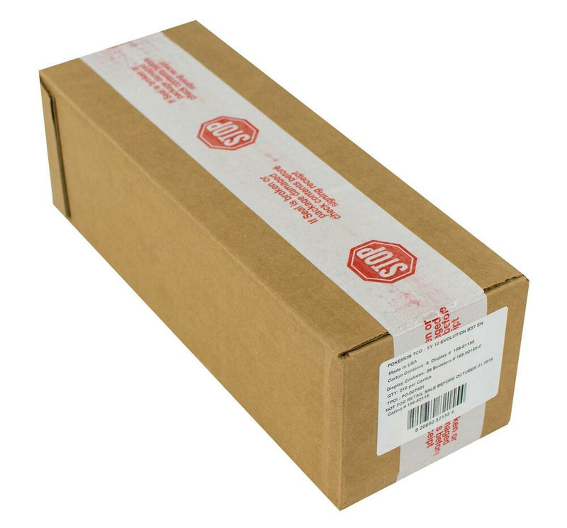 XY Evolutions Booster Box Case - Evolutions sealed product
