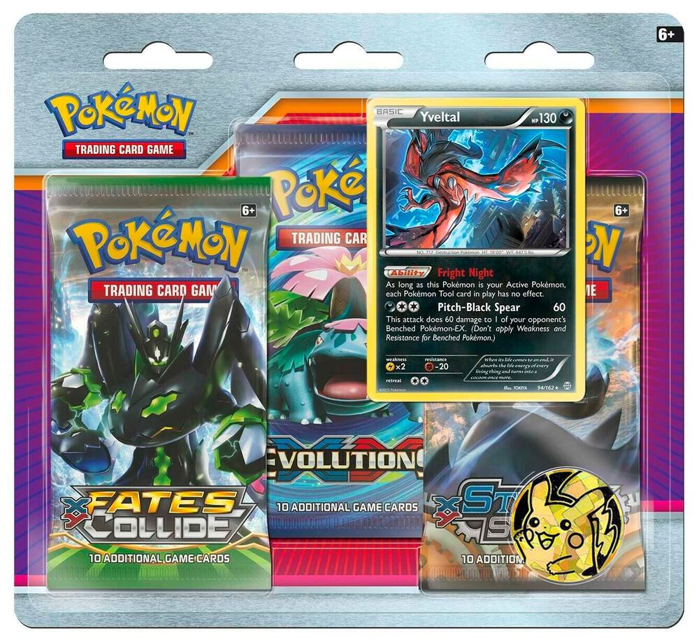 XY 3 Pack Blister Yveltal