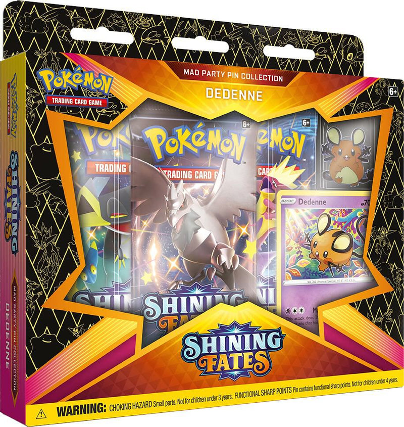 Shining Fates Mad Party Pin Collection Dedenne - Shining Fates sealed product