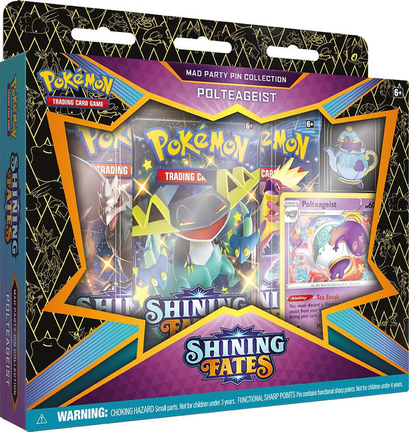 Shining Fates Mad Party Pin Collection Polteageist - Shining Fates sealed product