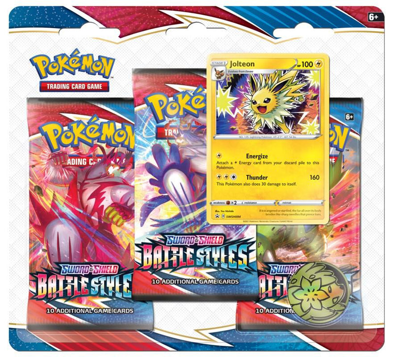 Battle Styles 3 Pack Blister Jolteon - Battle Styles sealed product