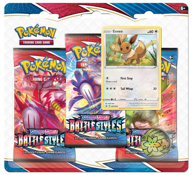 Battle Styles 3 Pack Blister Eevee - Battle Styles sealed product