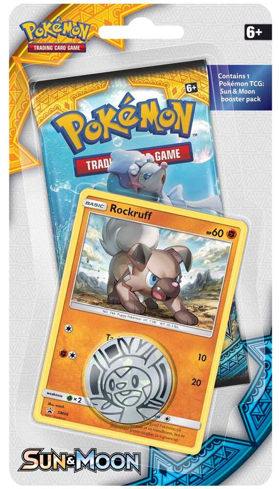 Sun and Moon Single Blister Pack Rockruff - Sun & Moon Base Set sealed product