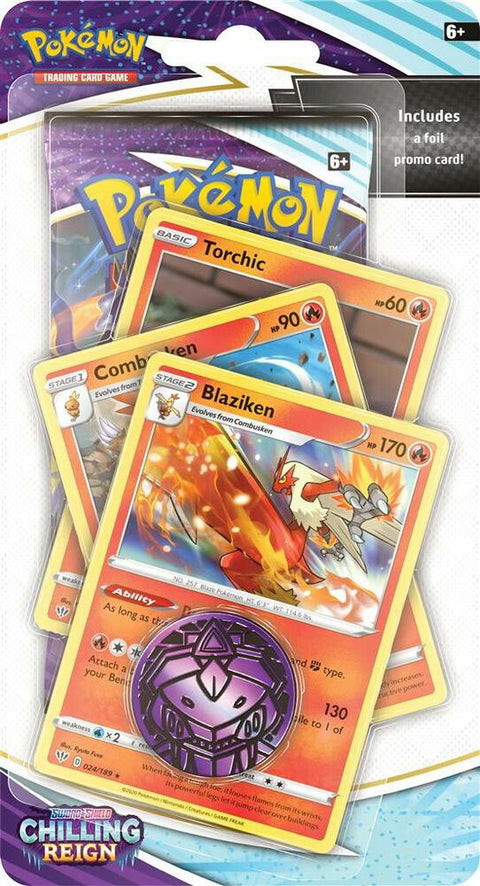 Chilling Reign Premium Checklane Blister Blaziken