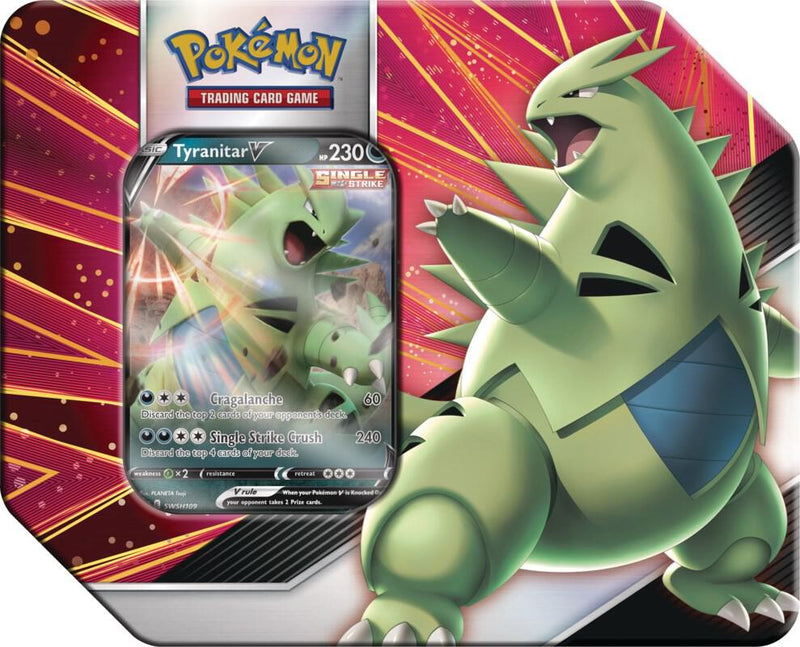 V Strikers Tin Tyranitar V - Battle Styles sealed product